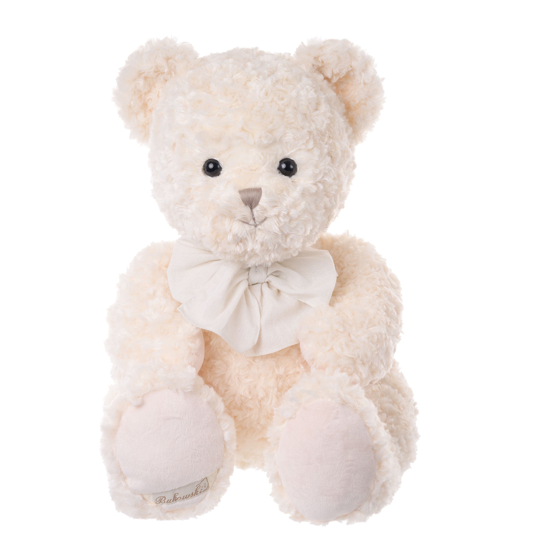 Big Boy Waldemar: Super Soft Curly White 25-inch Huggable Plush Bear
