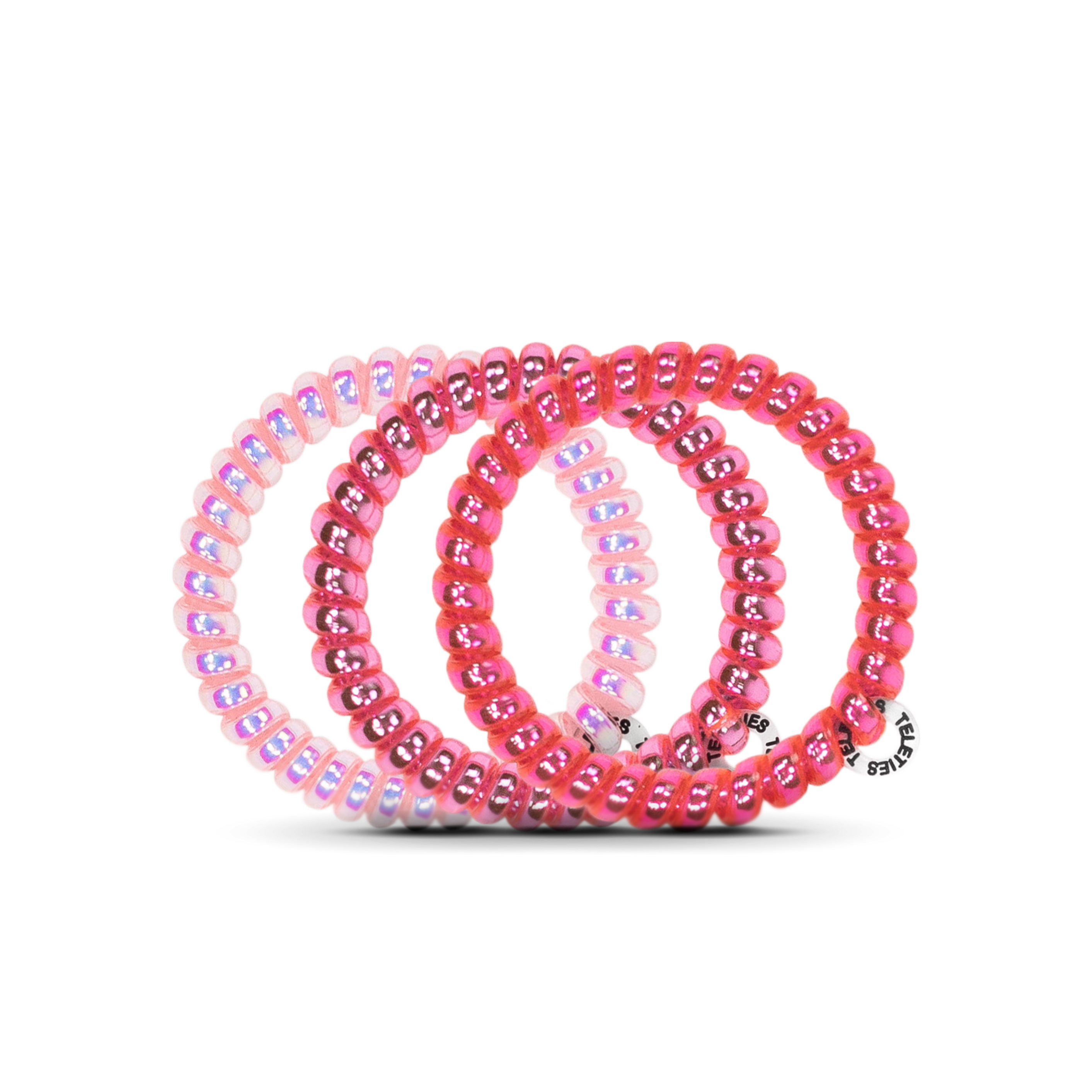 TELETIES Think Pink Small Hair Ties