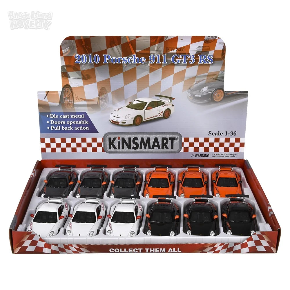 Porsche 2010 911 GT3 RS Diecast Pullback Car 5-Inch