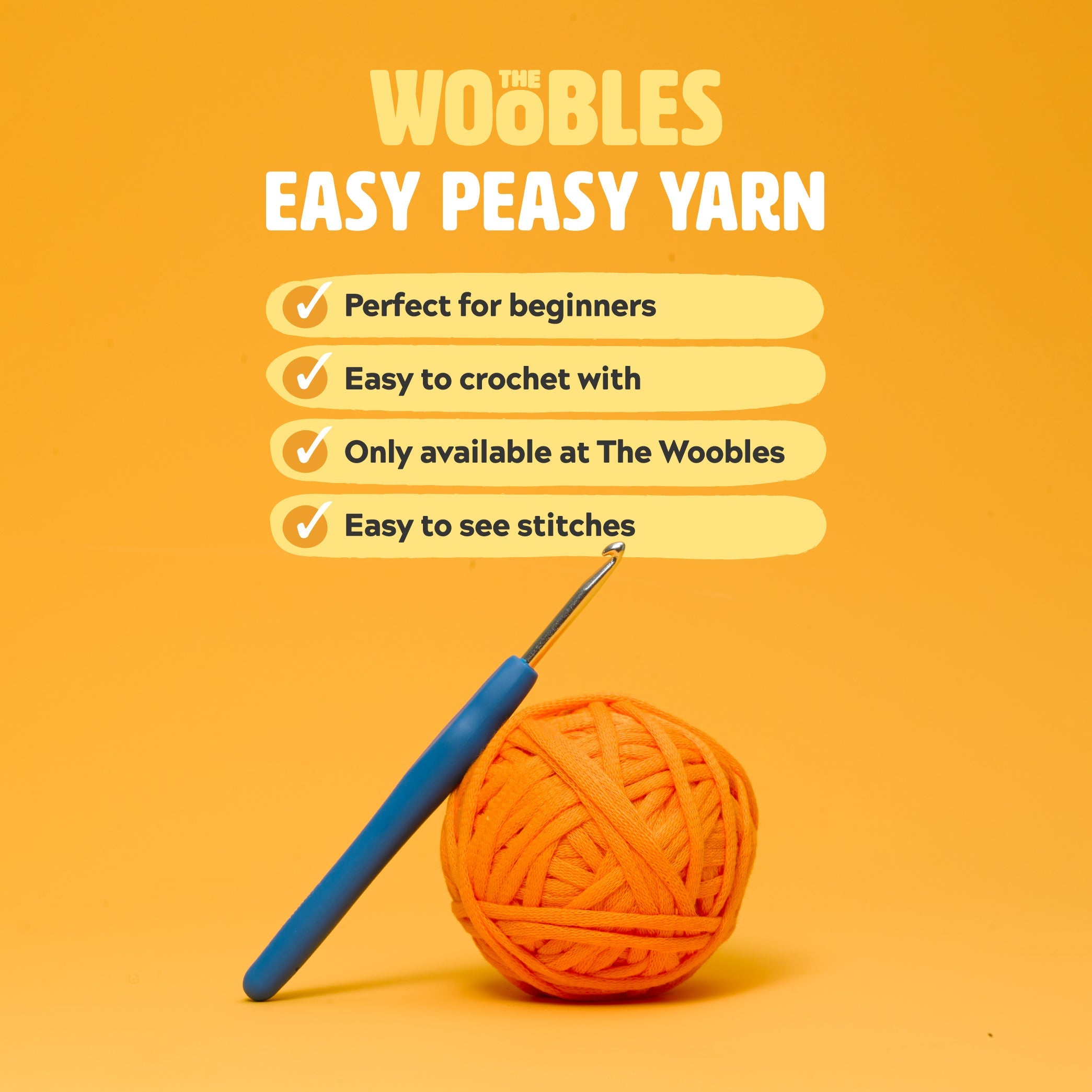 The Woobles Bjørn the Narwhal Beginner Crochet Kit