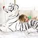 Melissa & Doug Giant Siberian White Tiger Plush Stuffed Animal