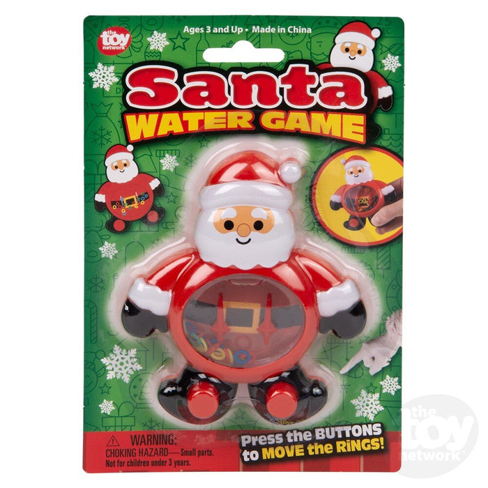 4-Inch Christmas Santa Handheld Water Game Toy 12-Piece Display