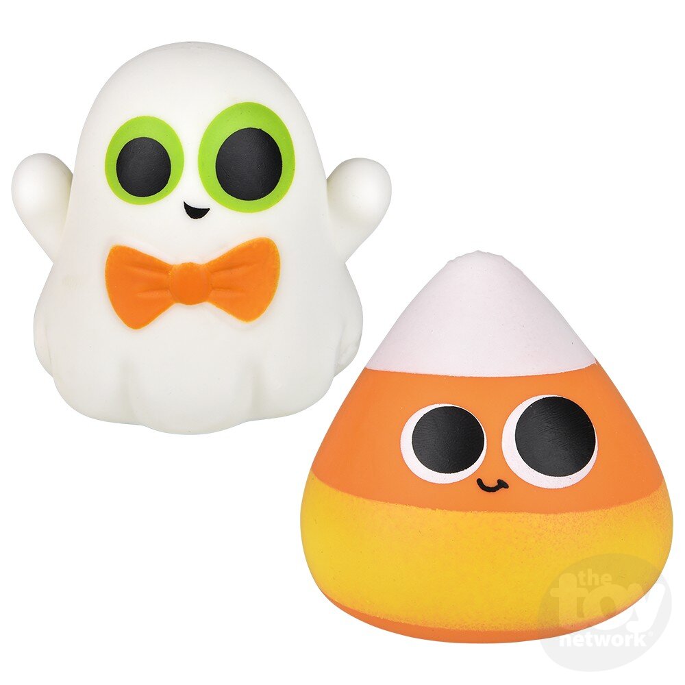 3.5-Inch Halloween Squish and Stretch Fidget Toy 12-Pack