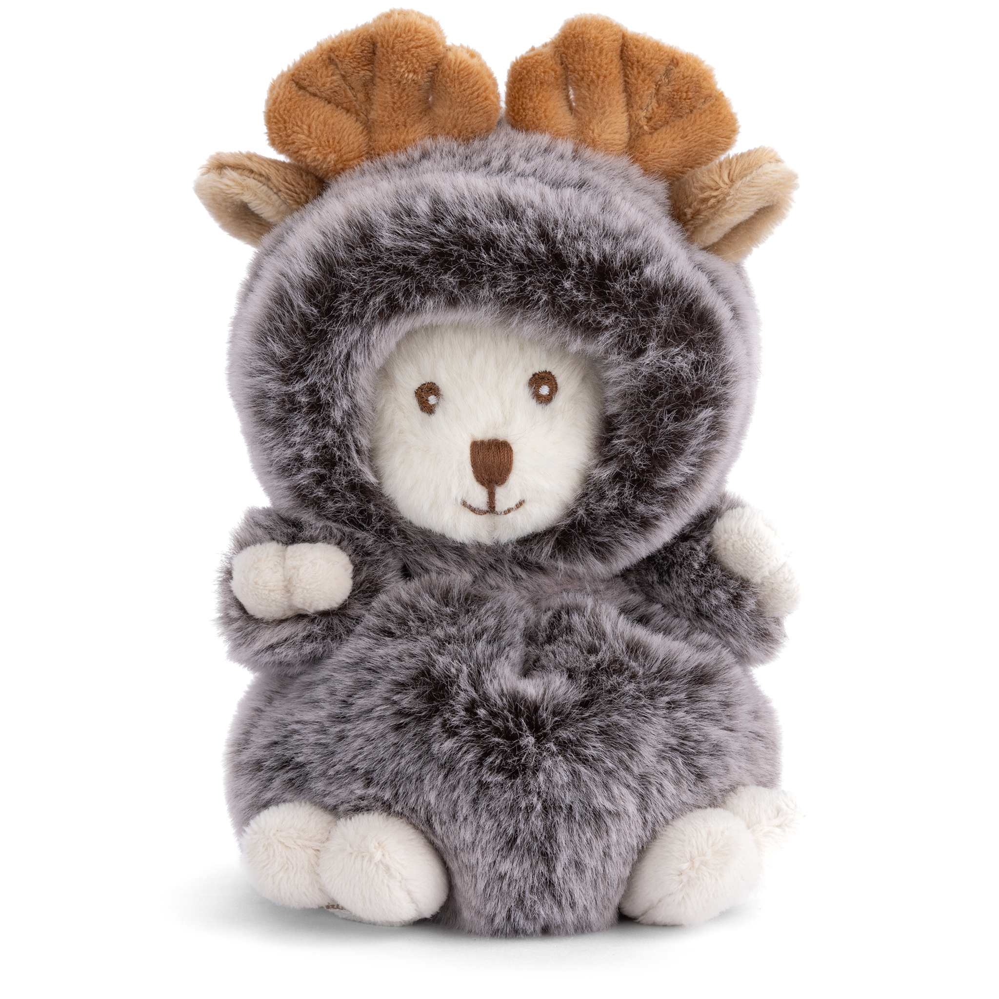 Ziggy Moose Gray Plush Bear: Cozy Woodland Adventure Cuddle Toy for Kids