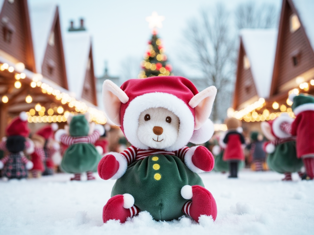 Ziggy Santa's Little Helper Green Plush - Soft Cuddly Christmas Elf Toy