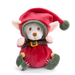 Ziggy Santa's Little Helper Red Plush Elf Toy Cuddle Buddy