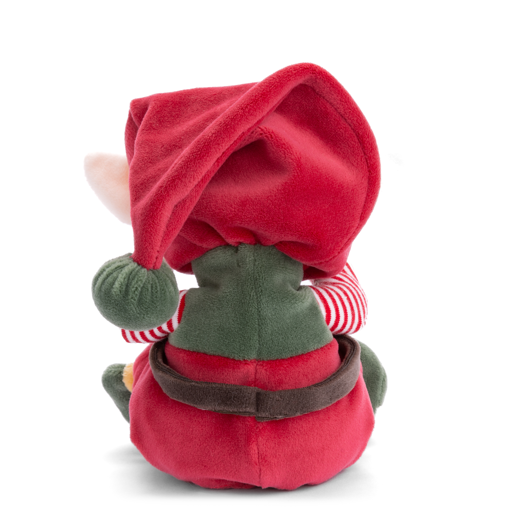 Ziggy Santa's Little Helper Red Plush Elf Toy Cuddle Buddy