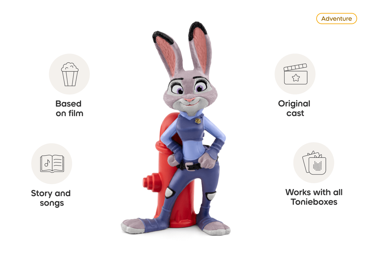 Disney Zootopia Tonie Audio Figurine: Adventure-Packed Stories & Songs for Kids