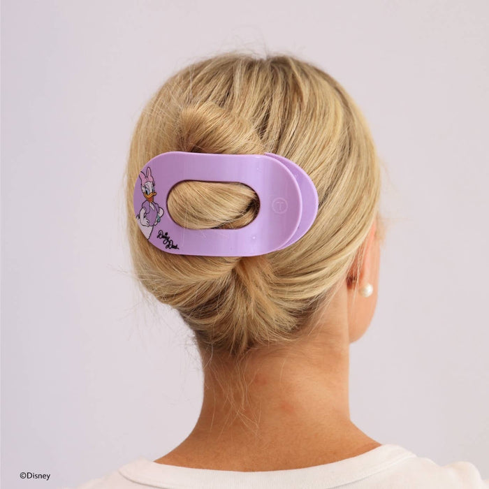 Flat Round Hair Clip | Large | Daisy Duck
