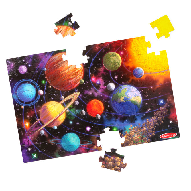 New! Solar System Floor Puzzle - 48 Pieces