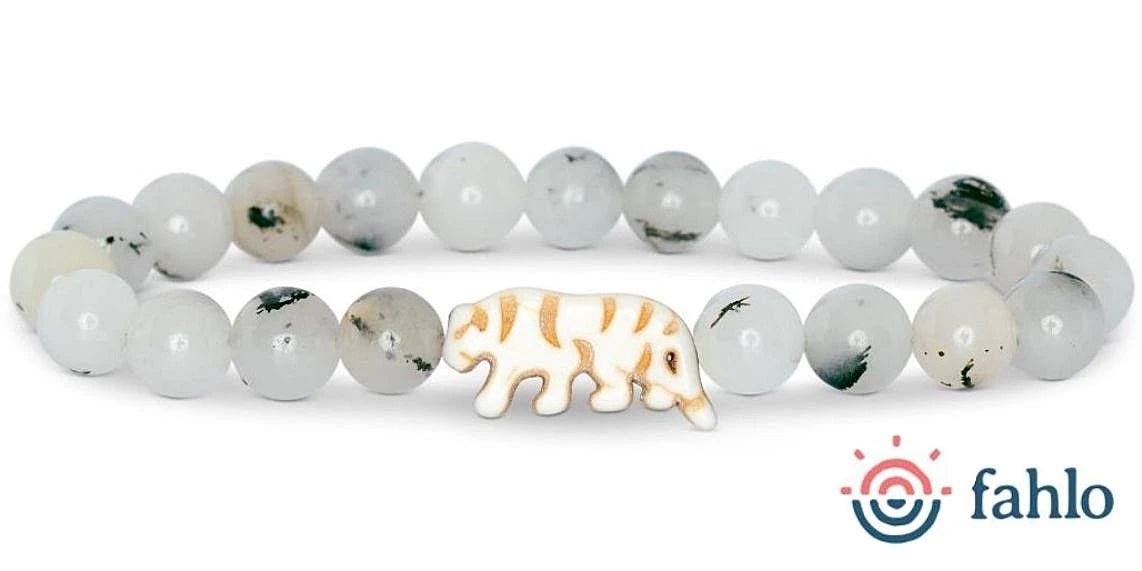 Fahlo The Prowl Bracelet Tiger Siam Stone