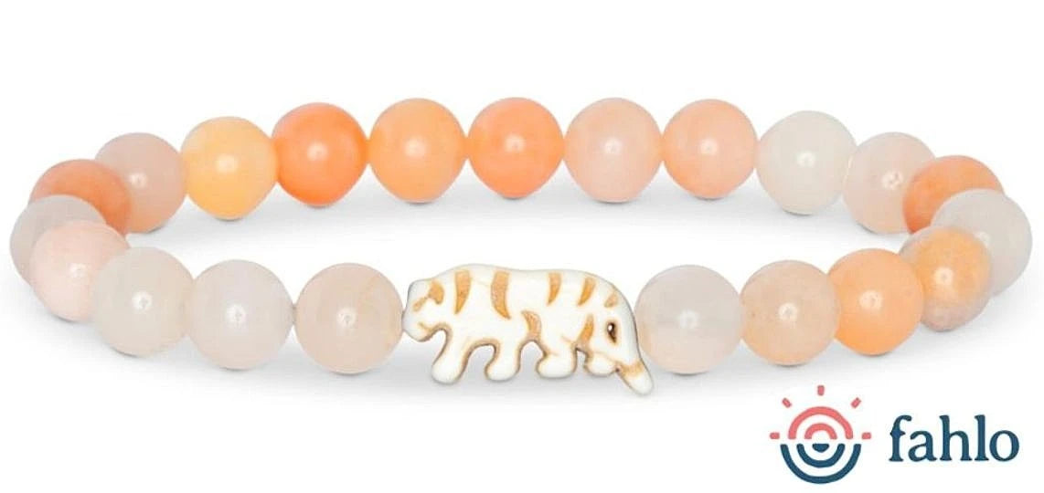 Fahlo The Prowl Bracelet Tiger Hibiscus