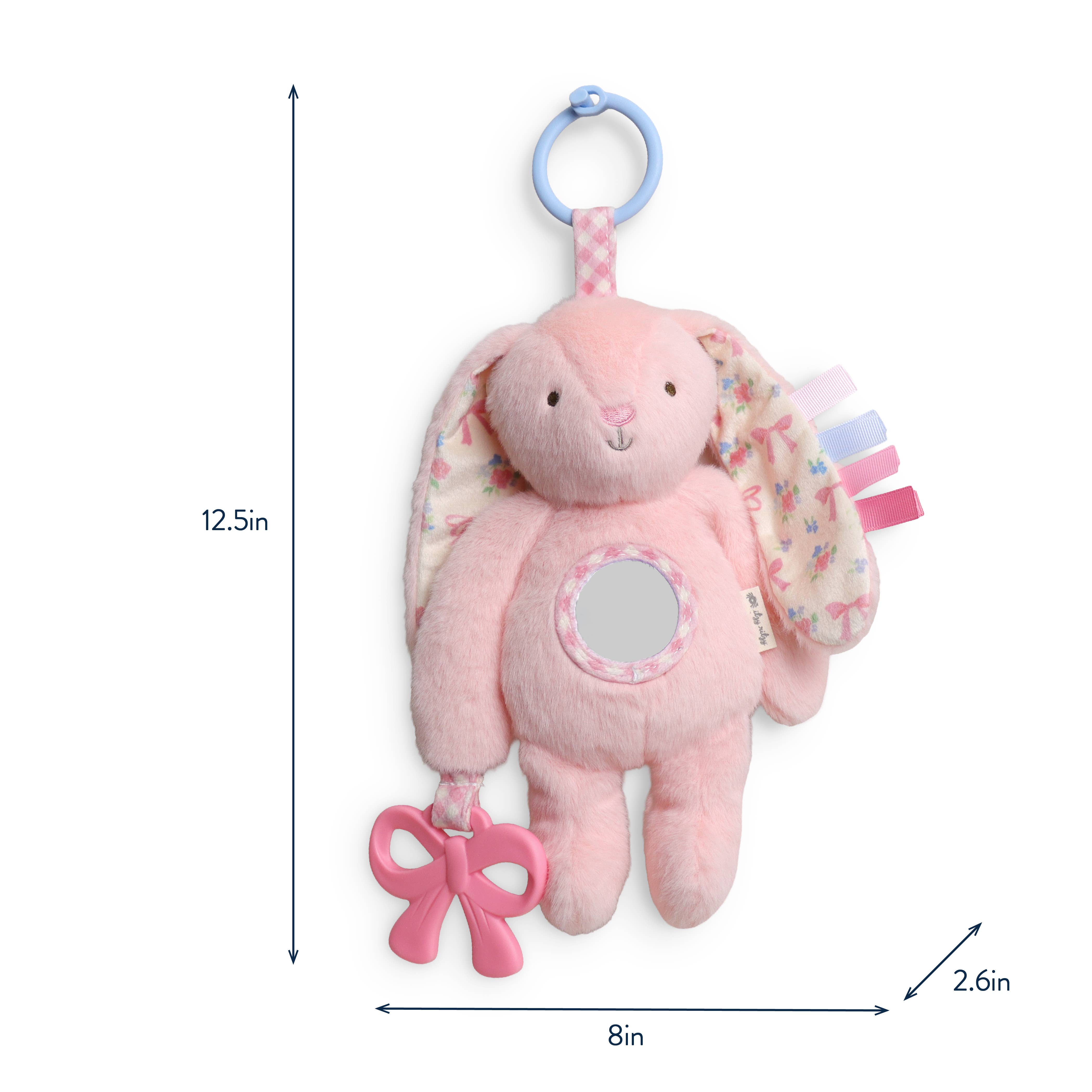 Pink Bunny Bitzy Traveler Infant Toddler