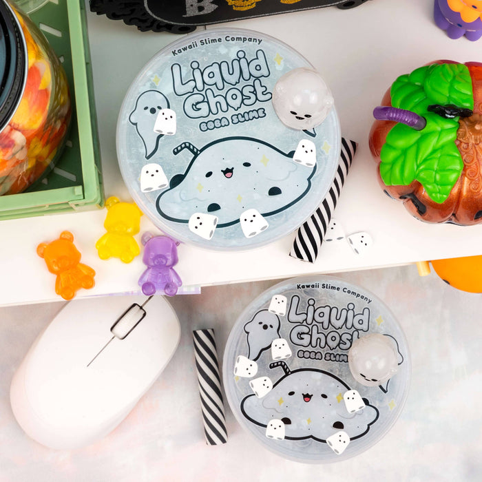 Liquid Ghost Boba Clear Signature Dome™ Slime (4pcs/case)