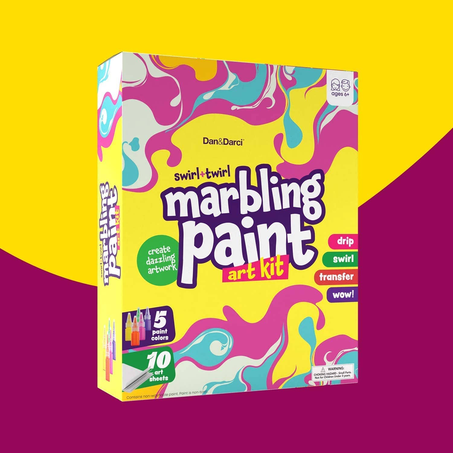 Marble Paint Art Kit for Kids