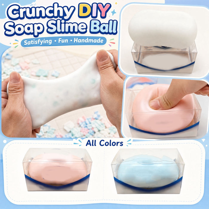 QHRMKOG Crunchy Soap Squeeze Fidget Toy 3.94-Inch