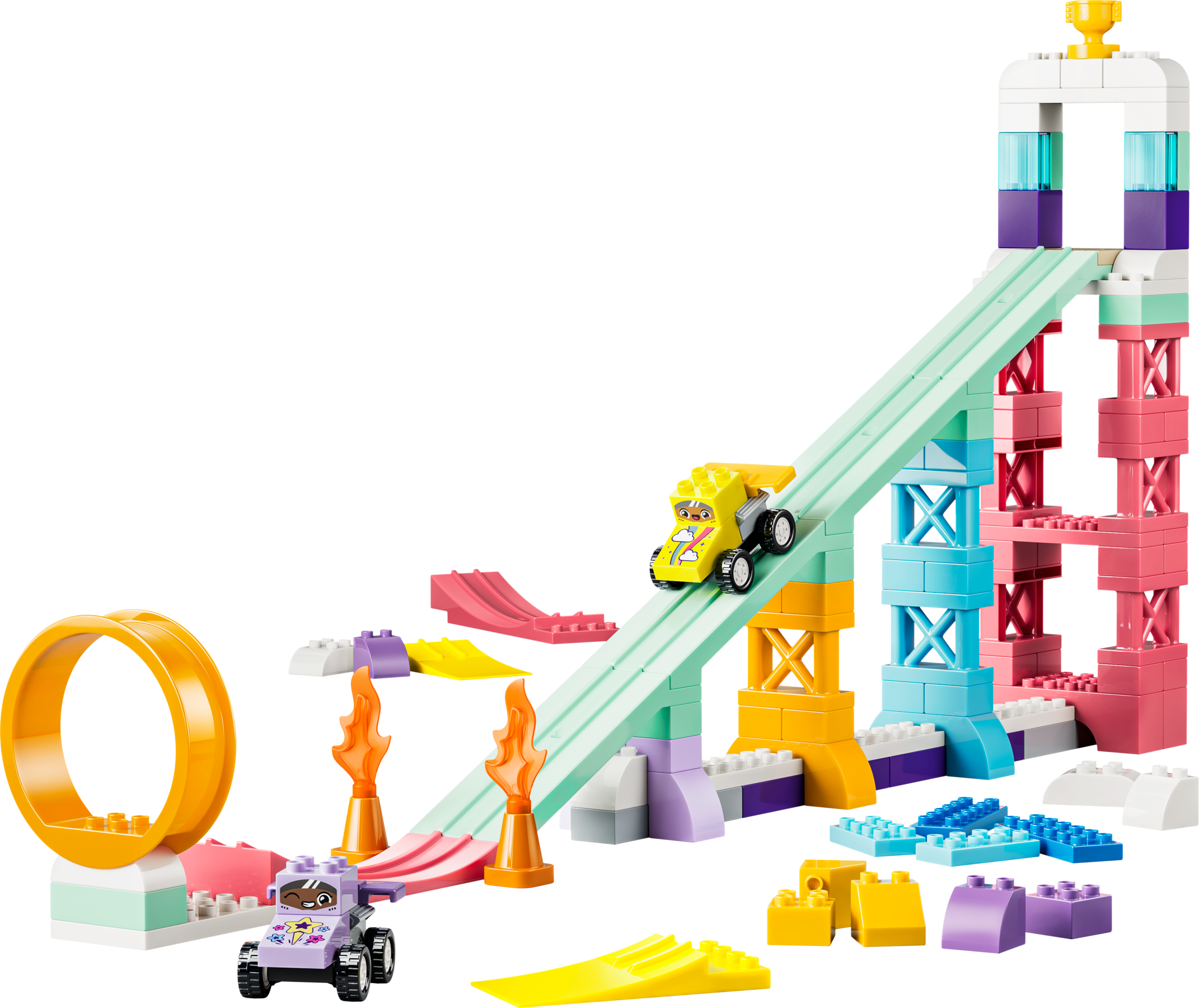 LEGO DUPLO 3 in 1 Creative Ramps Building Set 111 Pieces