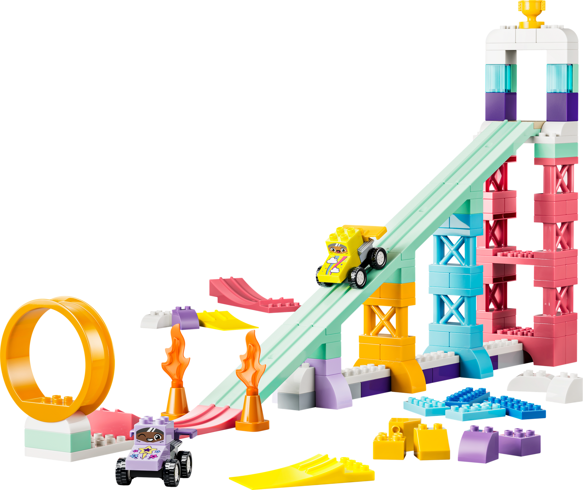 LEGO DUPLO 3 in 1 Creative Ramps Building Set 111 Pieces
