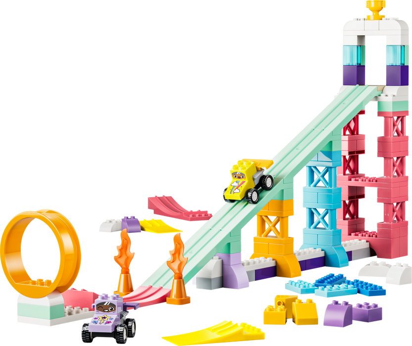 LEGO DUPLO 3 in 1 Creative Ramps Building Set 111 Pieces