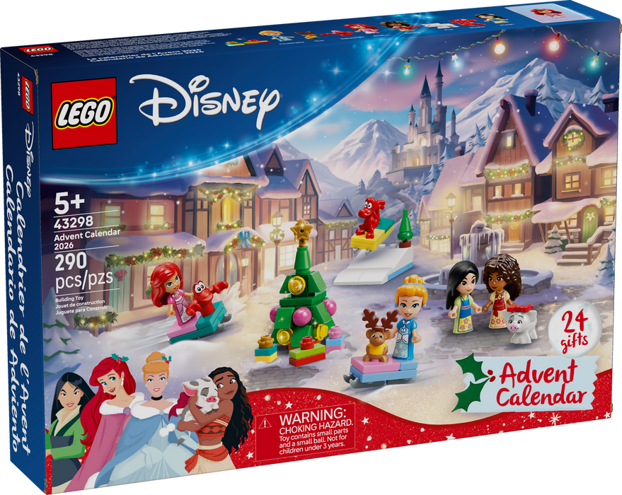 LEGO Disney Princess Advent Calendar 2026 43298 Holiday Building Toy Set