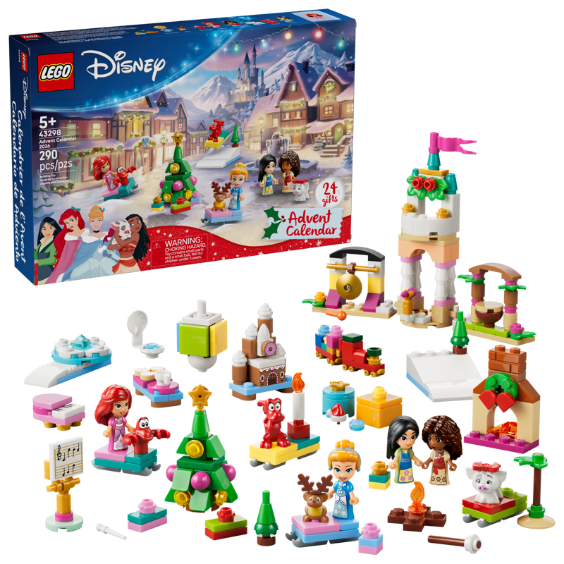 LEGO Disney Princess Advent Calendar 2026 43298 Holiday Building Toy Set