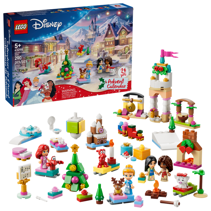 LEGO Disney Princess Advent Calendar 2026 43298 Holiday Building Toy Set