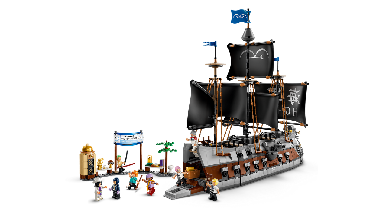 LEGO One Piece Garp's Marine Battleship Building Kit 75646