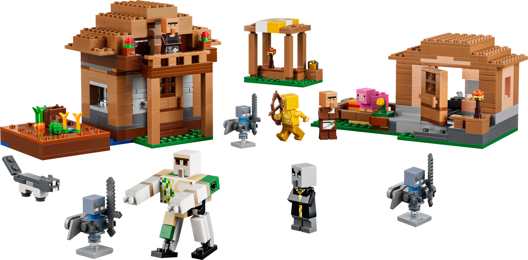 LEGO Minecraft Evoker Village Attack 21596 Building Set 607 Pieces
