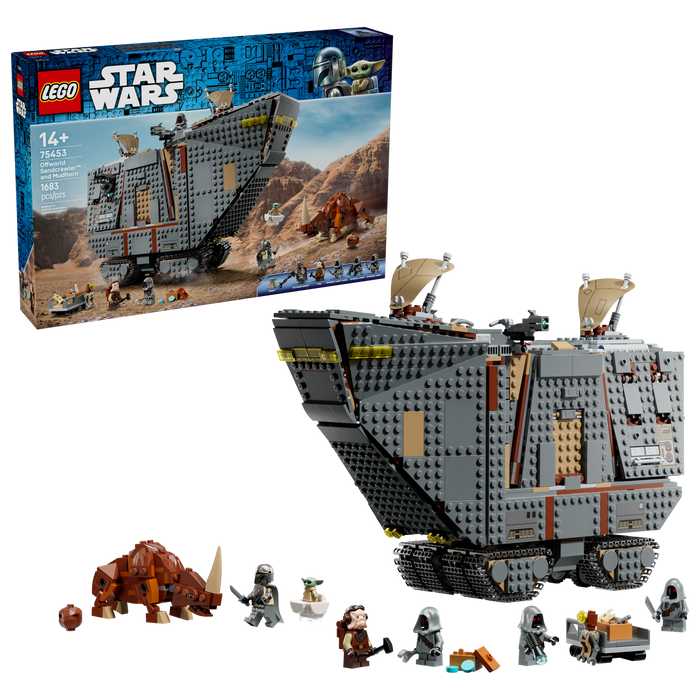 LEGO Star Wars Offworld Sandcrawler and Mudhorn Building Set 75453
