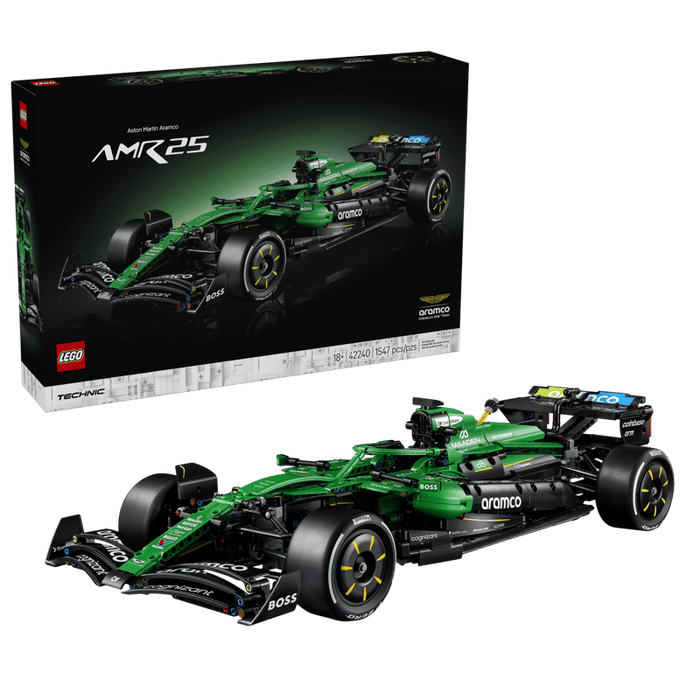 Aston Martin Aramco AMR25 F1 Car LEGO Technic 42240