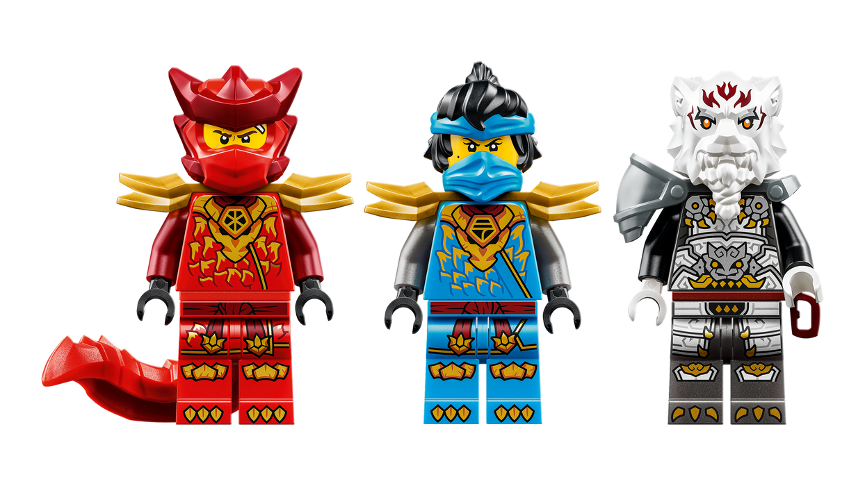 LEGO NINJAGO Zilvar and Grimtak the Dragon Beast 71863 Building Toy Set