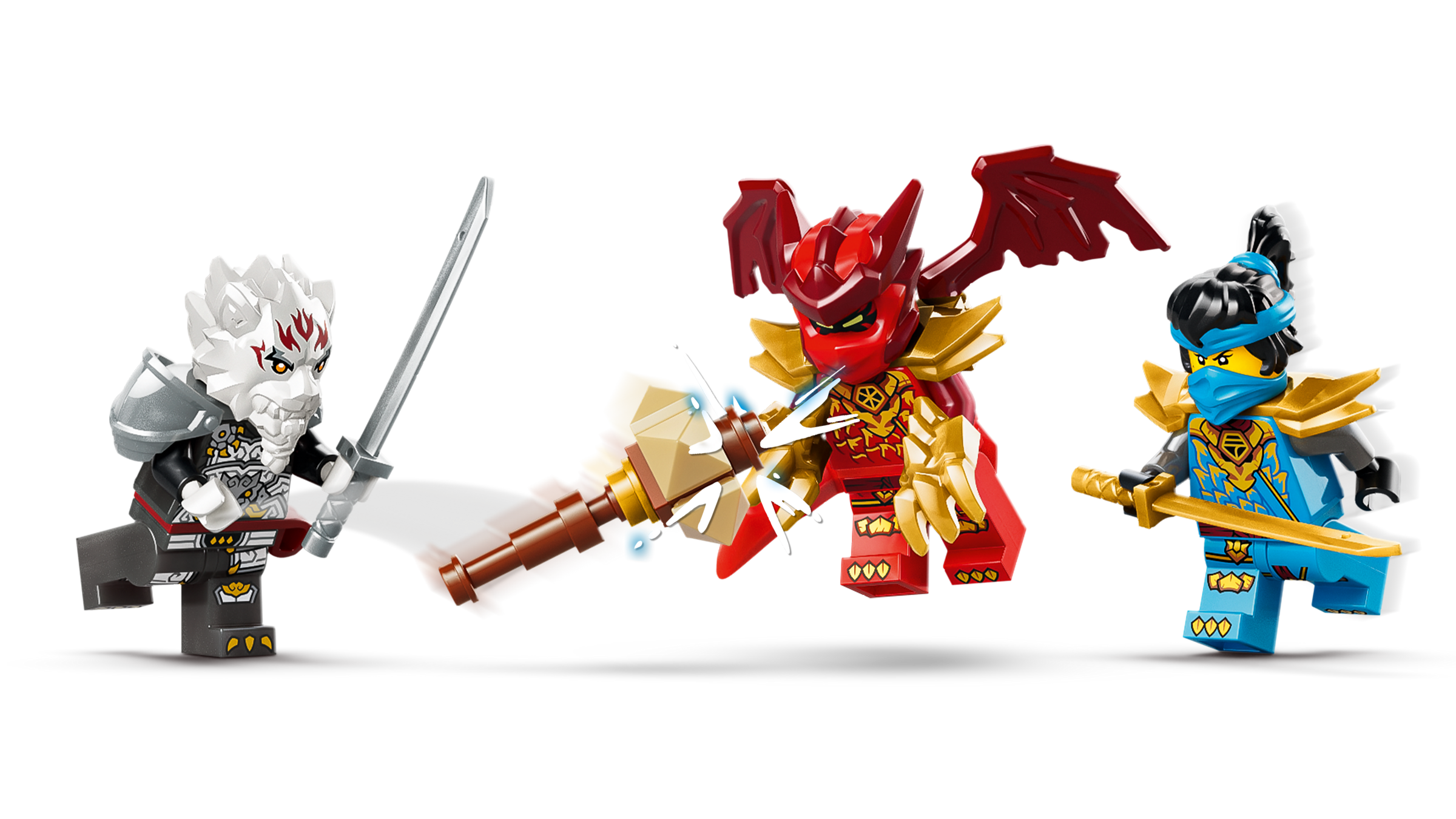 LEGO NINJAGO Zilvar and Grimtak the Dragon Beast 71863 Building Toy Set
