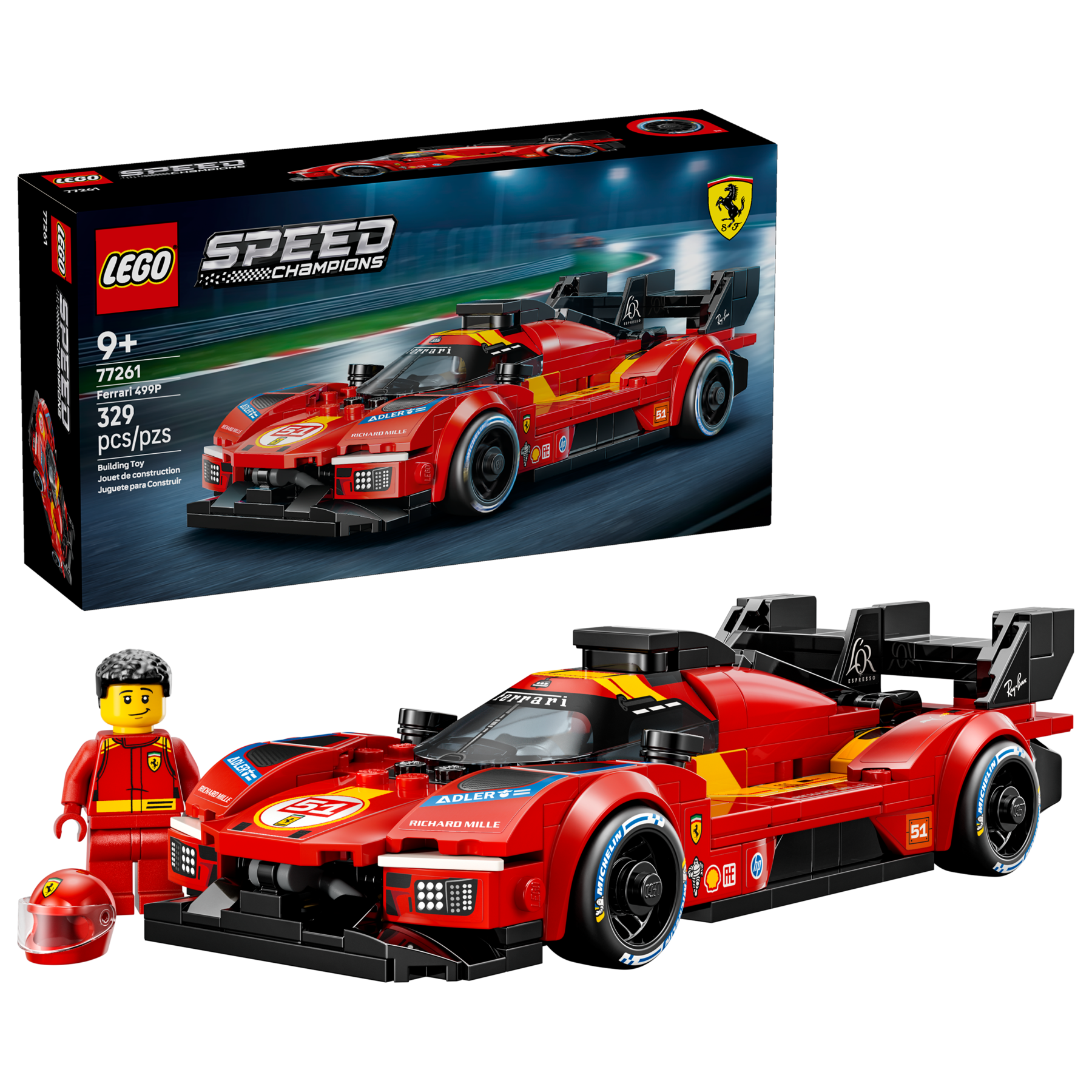 LEGO Speed Champions Ferrari 499P 77261 Building Toy Set