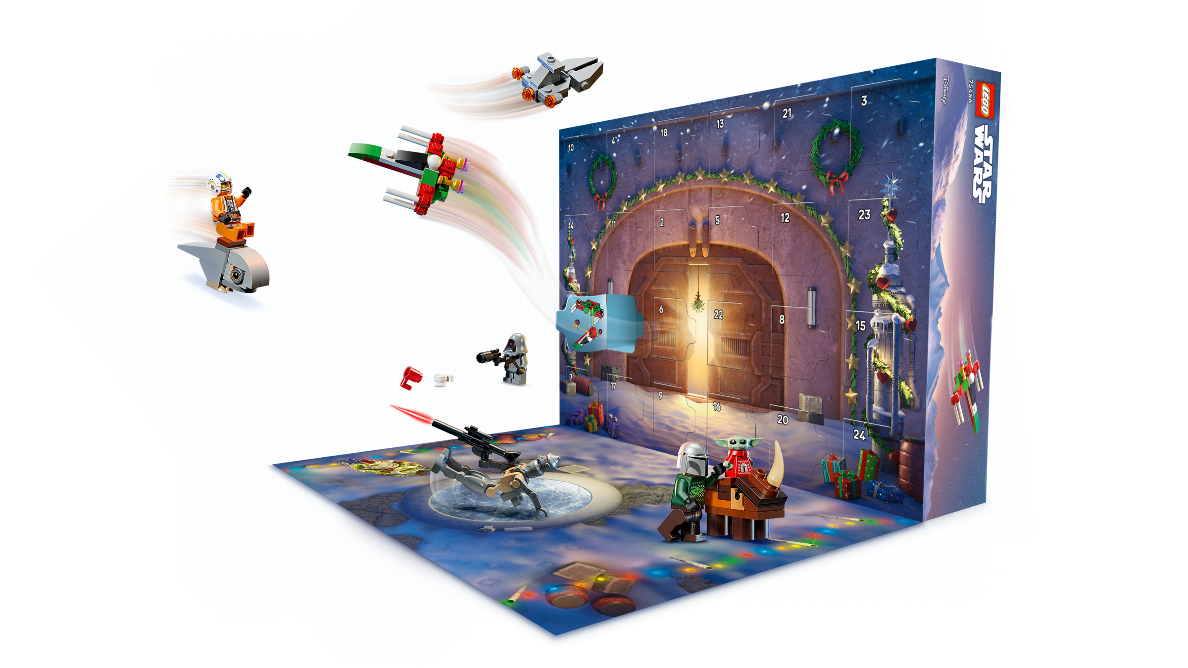 LEGO Star Wars Advent Calendar 2026 75456 Holiday Building Toy Set