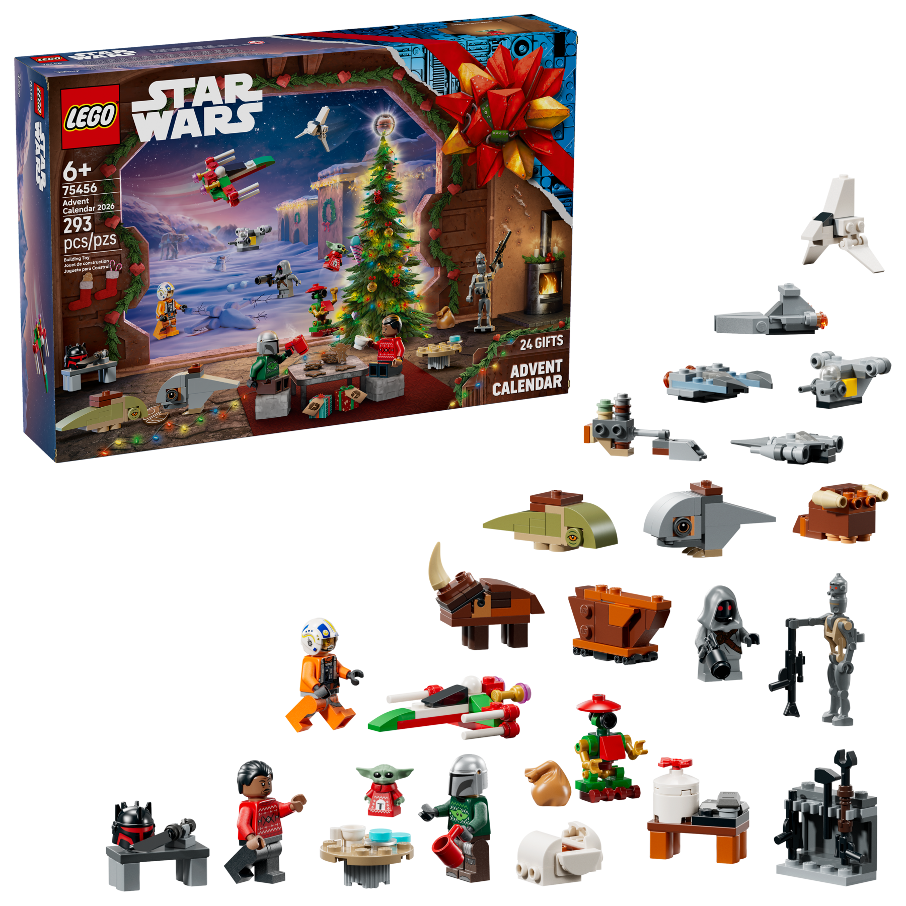 LEGO Star Wars Advent Calendar 2026 75456 Holiday Building Toy Set