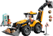 LEGO City Yellow Backhoe Loader Building Set 301 Pieces