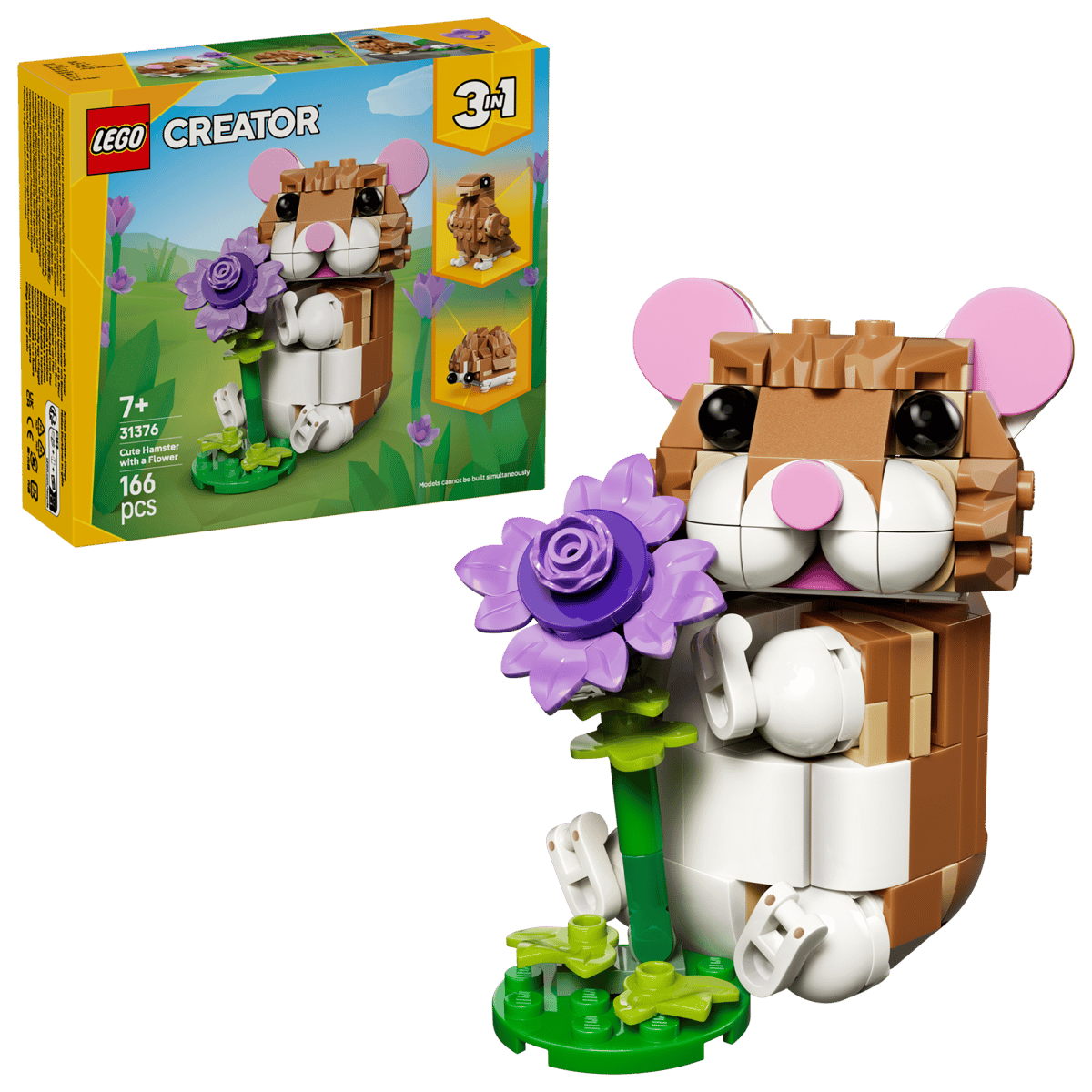 LEGO CREATOR Cute Hamster with a Flower