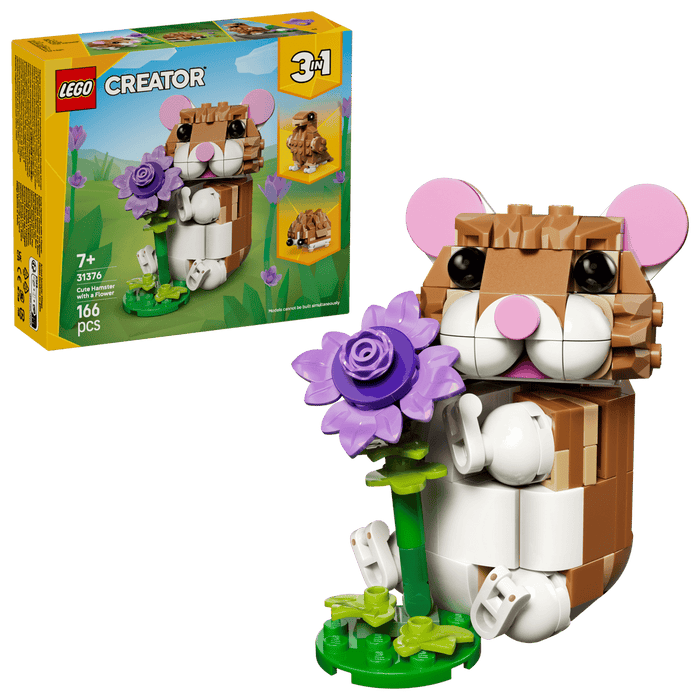 LEGO CREATOR Cute Hamster with a Flower