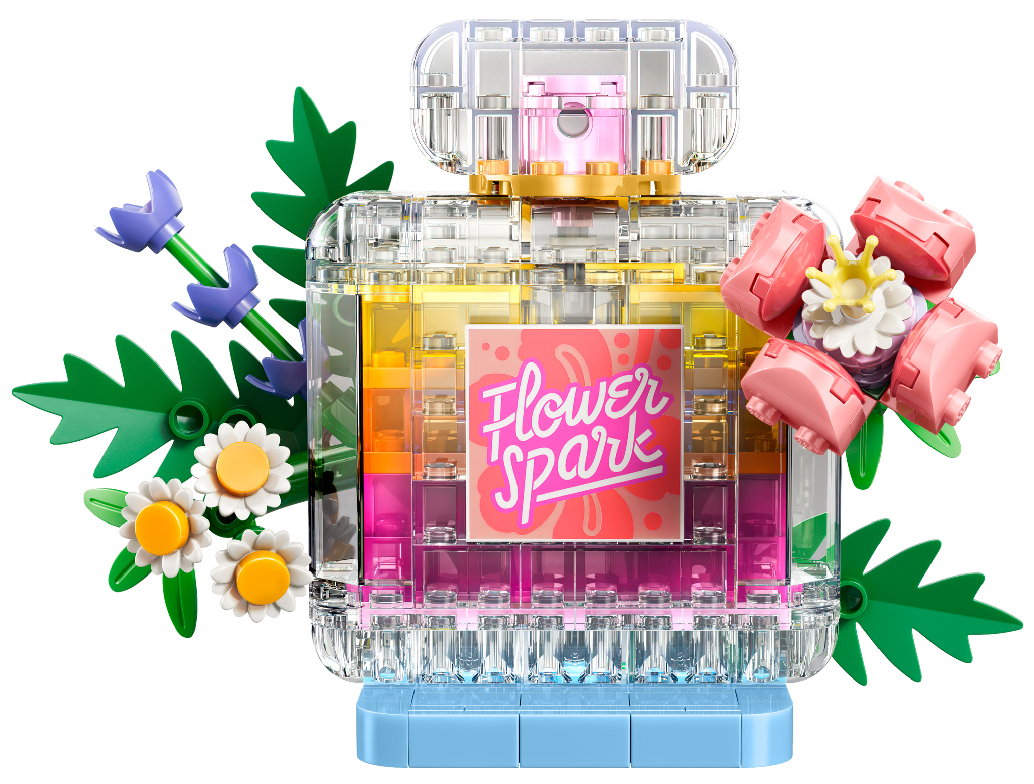 LEGO Creator 3-in-1 31383 Floral Decor Perfume Bottle Building Set