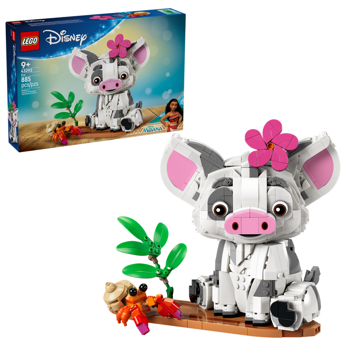 LEGO Disney Pua 43292 Building Set for Moana Fans