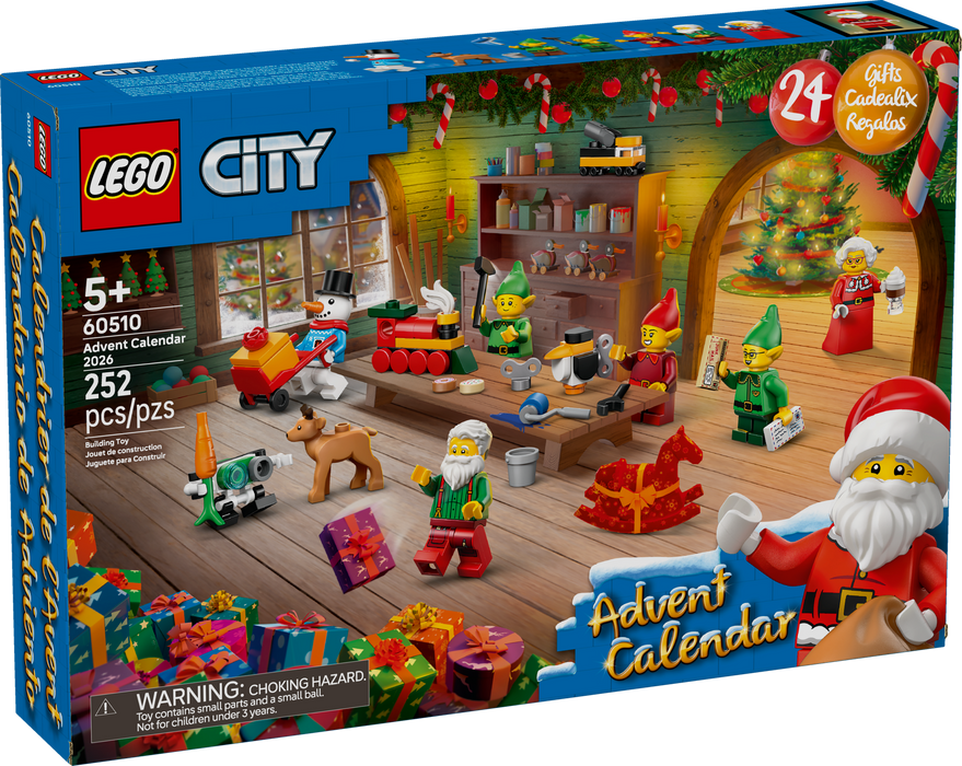 LEGO City Advent Calendar 2026 60510 Holiday Building Toy Set