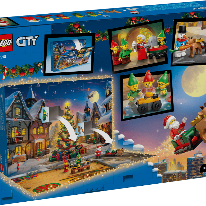 LEGO City Advent Calendar 2026 60510 Holiday Building Toy Set