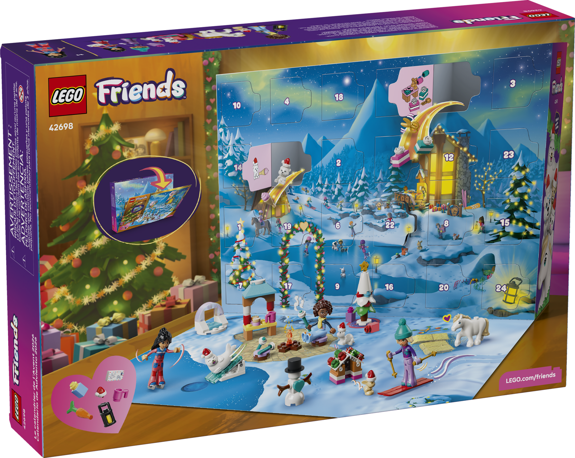 LEGO Friends Advent Calendar 2026 42698 Holiday Building Toy Set