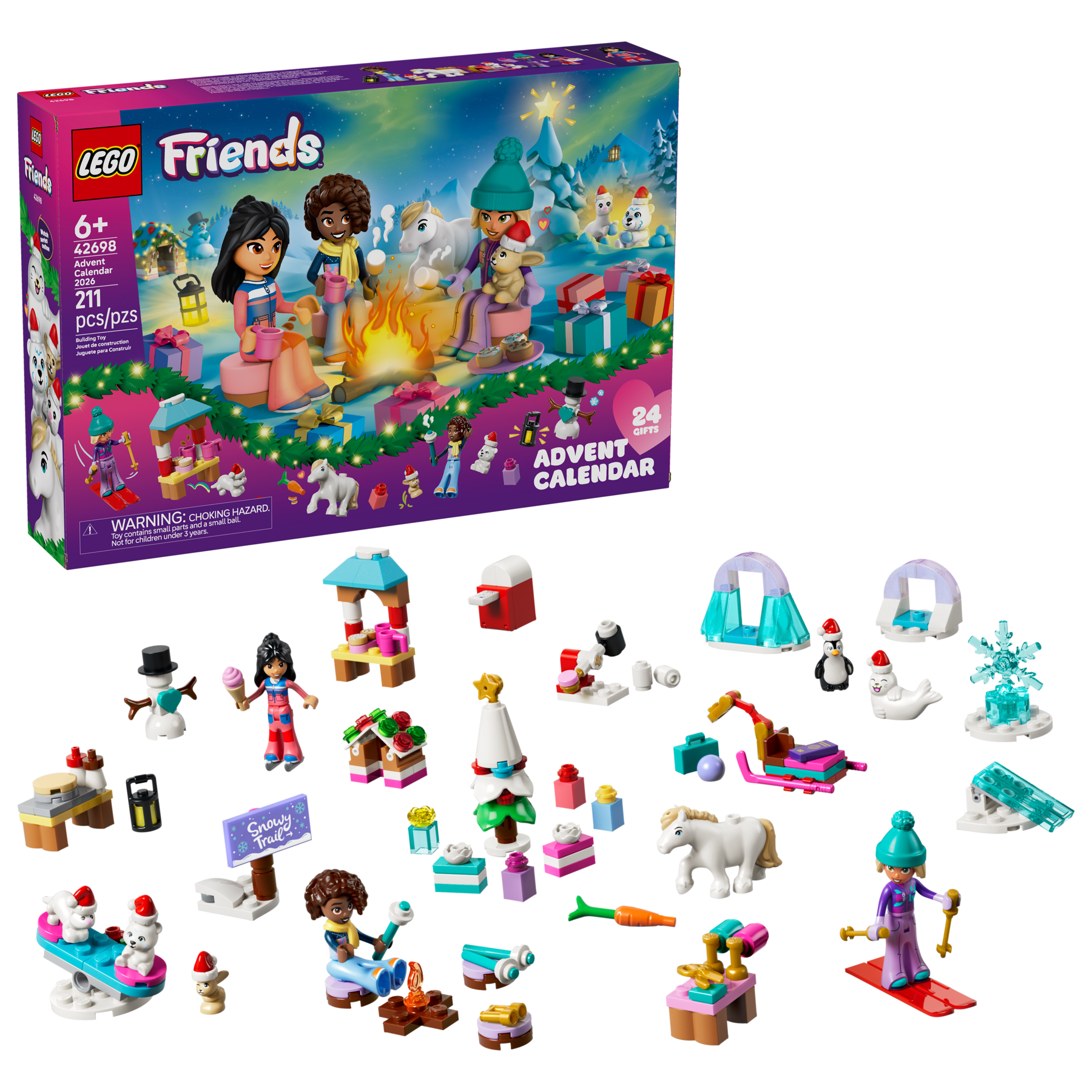 LEGO Friends Advent Calendar 2026 42698 Holiday Building Toy Set