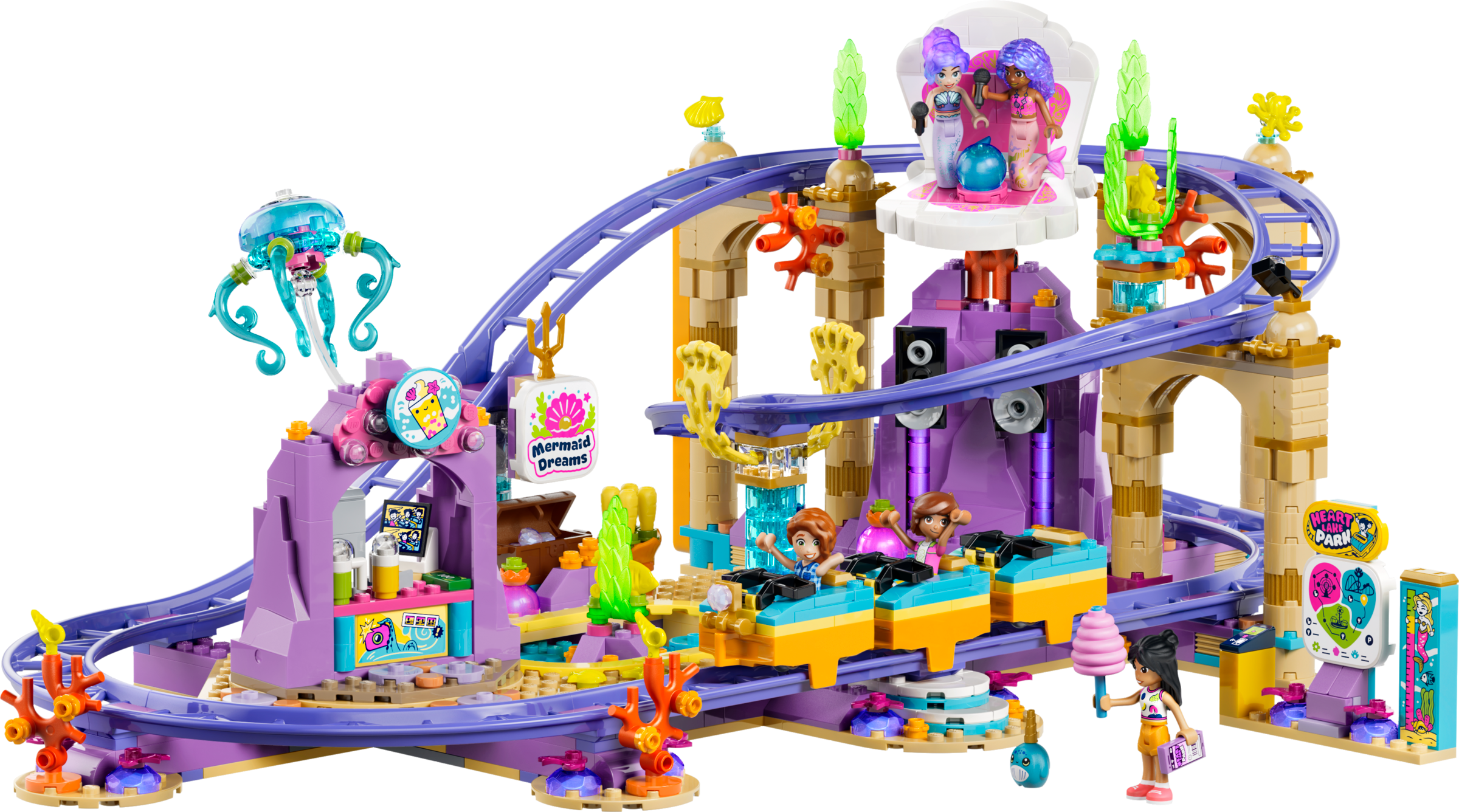 LEGO Friends Mermaid Roller Coaster Ride Building Set 42703