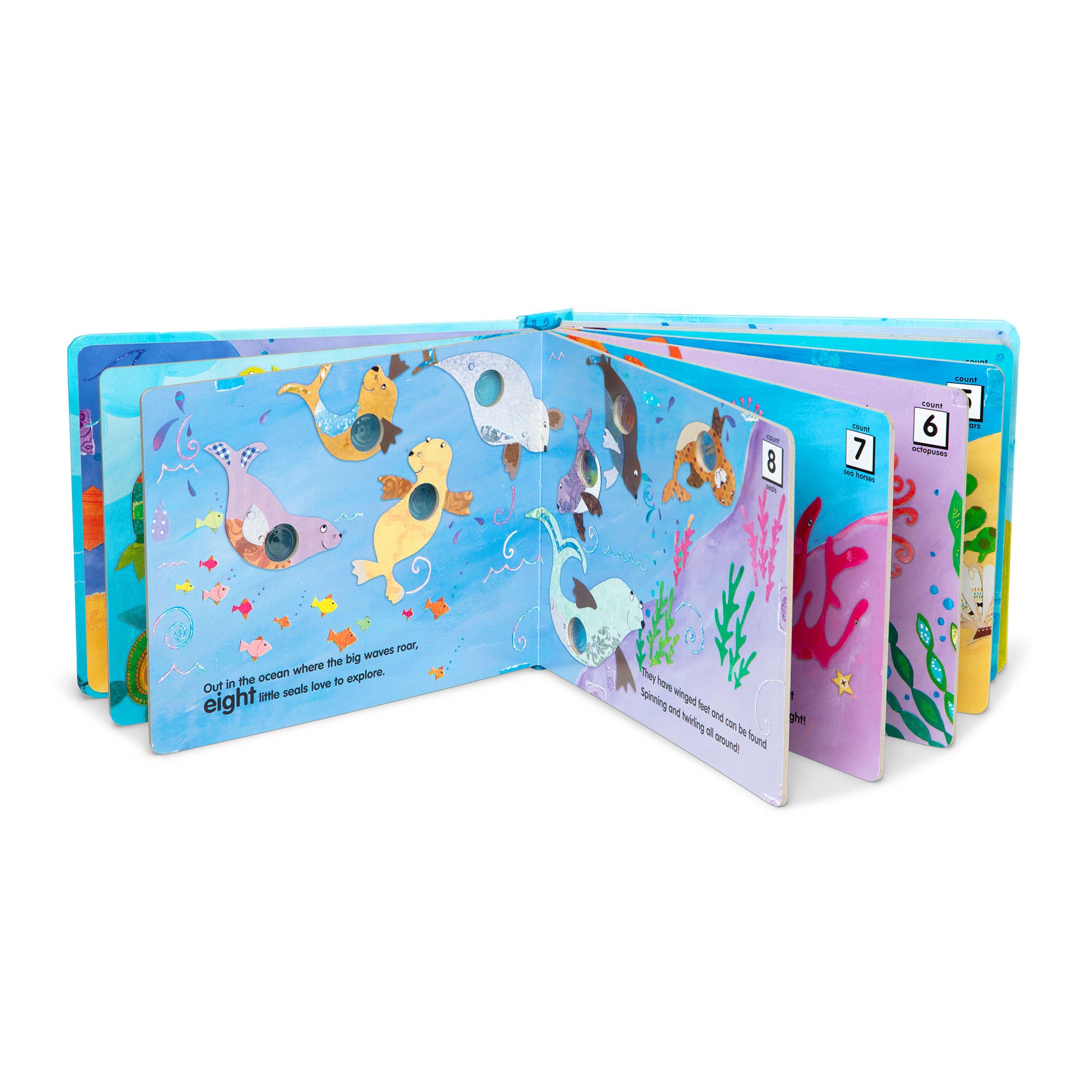 Melissa & Doug Poke-A-Dot 10 Little Monkeys Board Book