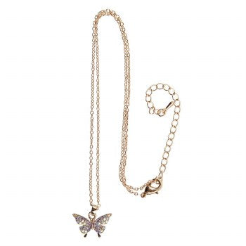 Butterfly Gem Necklace