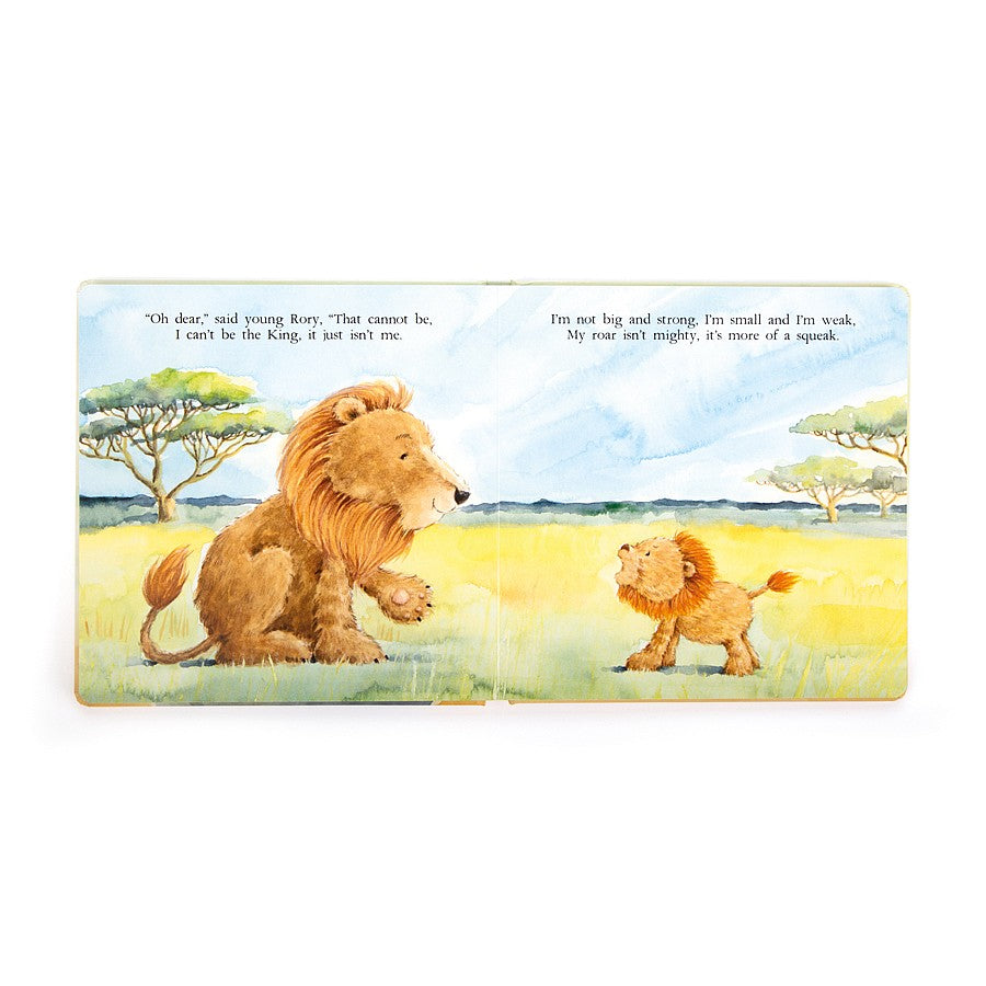 The Very Brave Lion Board Book JellyCat