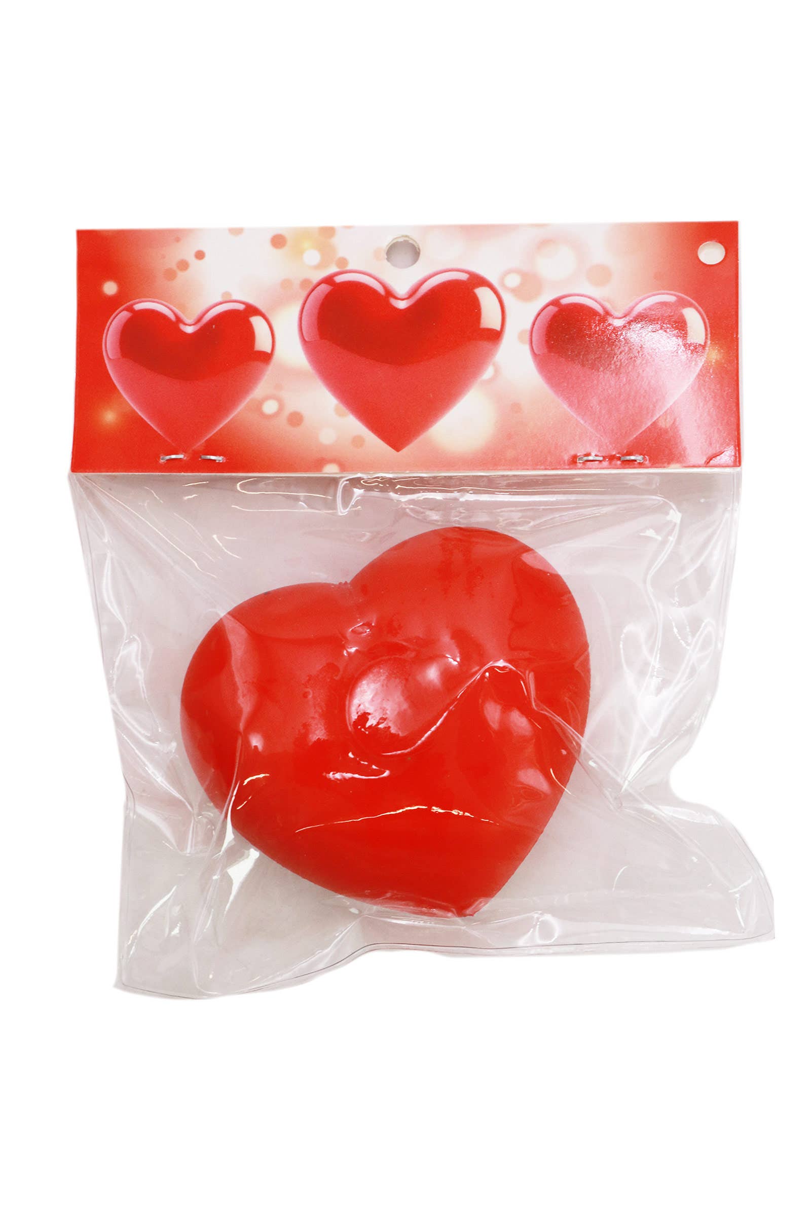 Romantic Love Heart Slime Filled Squishy Bag