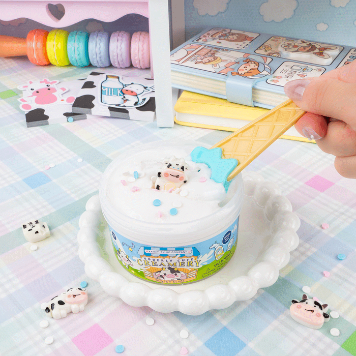 Udderly Cute Creamery Glossy Kawaii Slime